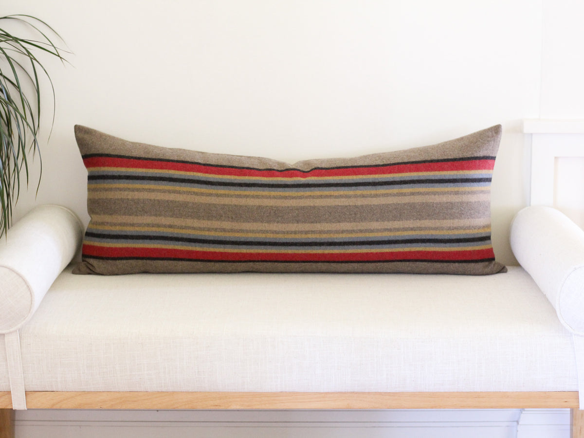 Yakima Umber Merino Wool Pillow Cover - 14"x36"
