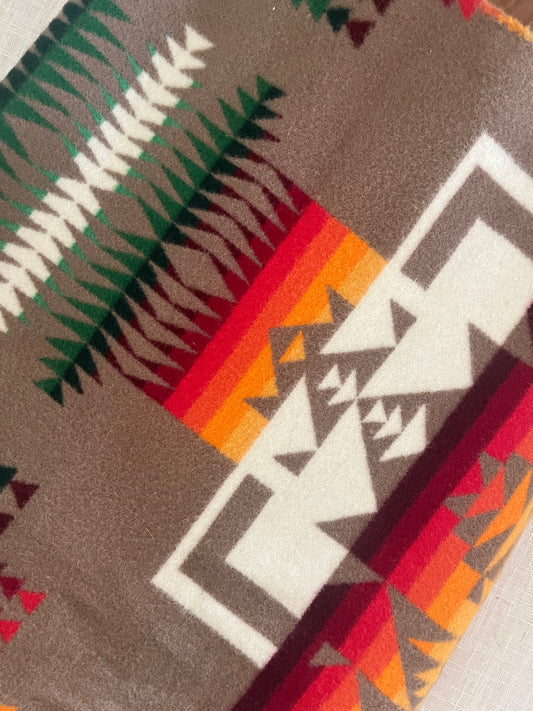Closeup of Pendleton's Chief Joseph pattern in Tan